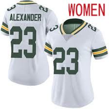 Women Green Bay Packers #23 Jaire Alexander Nike White Game NFL Jersey